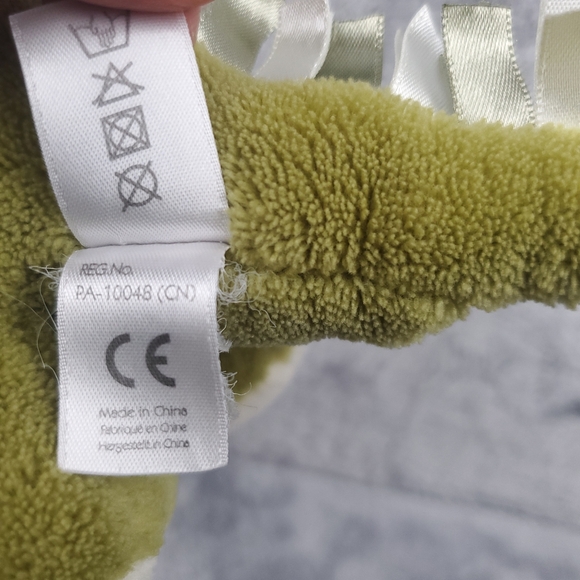 Little Jellycat Green Dinosaur Plush Brontosaurus Stuffed Animal Ribbons 11.5" - Picture 8 of 8